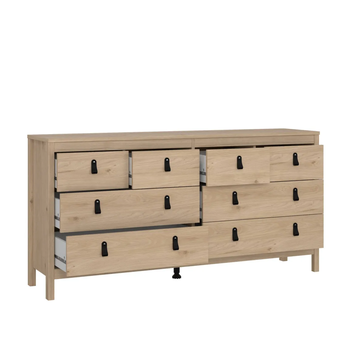 Credenza rovere 159x38x79h cm 8 cassetti - Kovsova