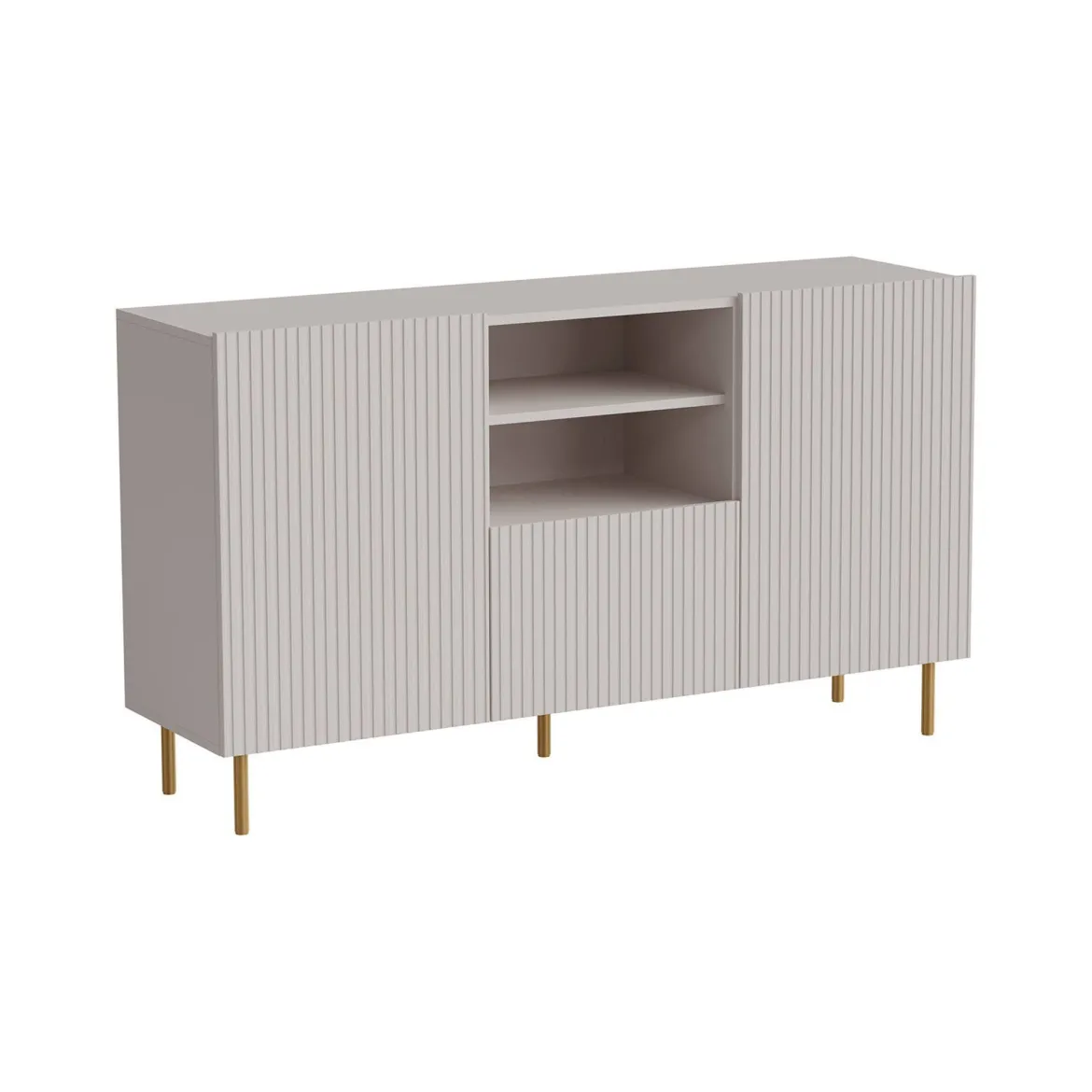 Credenza Stornara, 150x42 h82 cm, Beige