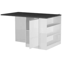Cucina Bianco Lucido Grigio Ardesia 3 Cassetti 29 Ripiani, 12 Ante Made in Italy - Balme