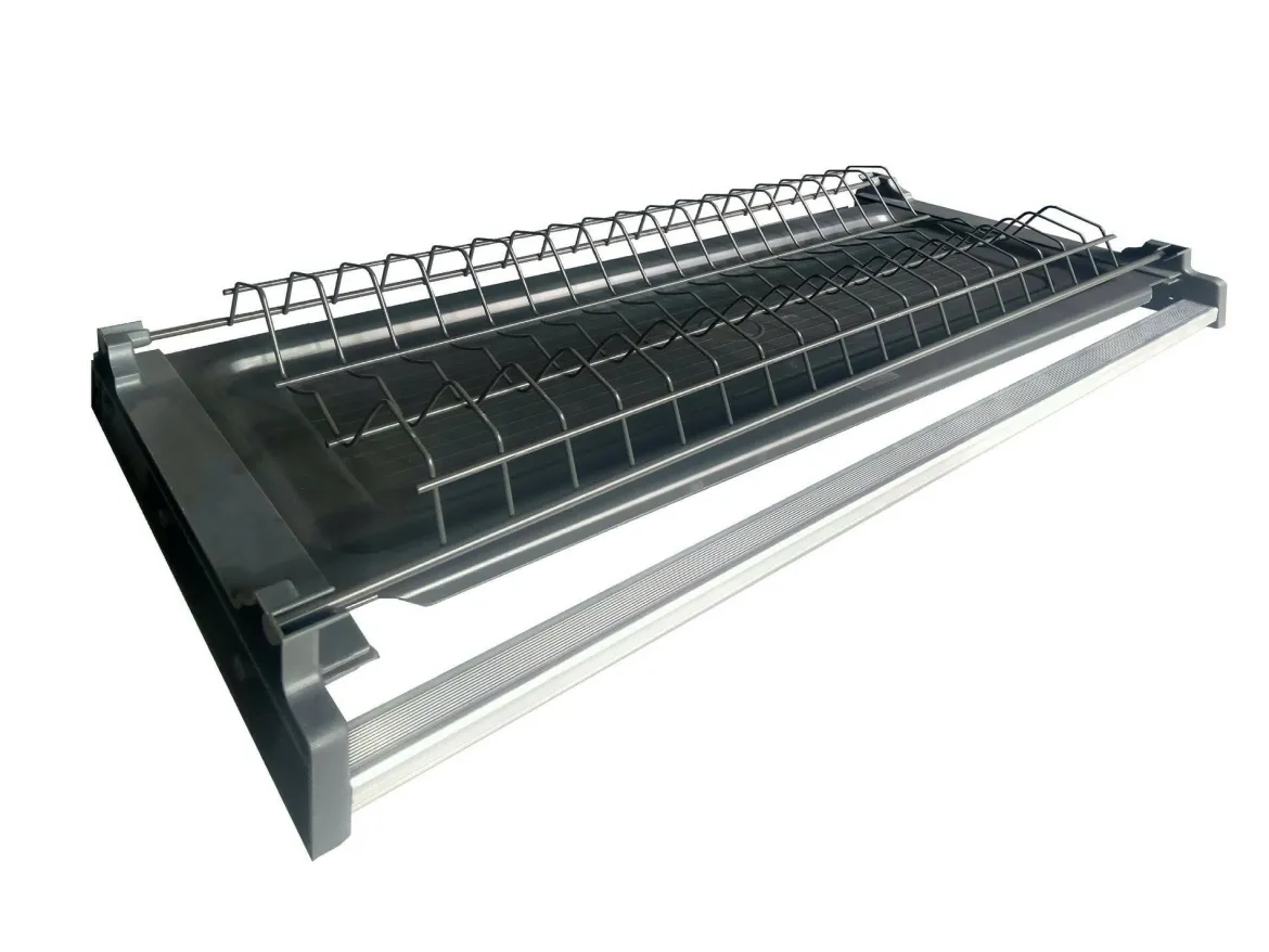 Cucina Bianco Lucido Grigio Ardesia un Cassetto 19 Ripiani, 7 Ante Made in Italy - Attimis