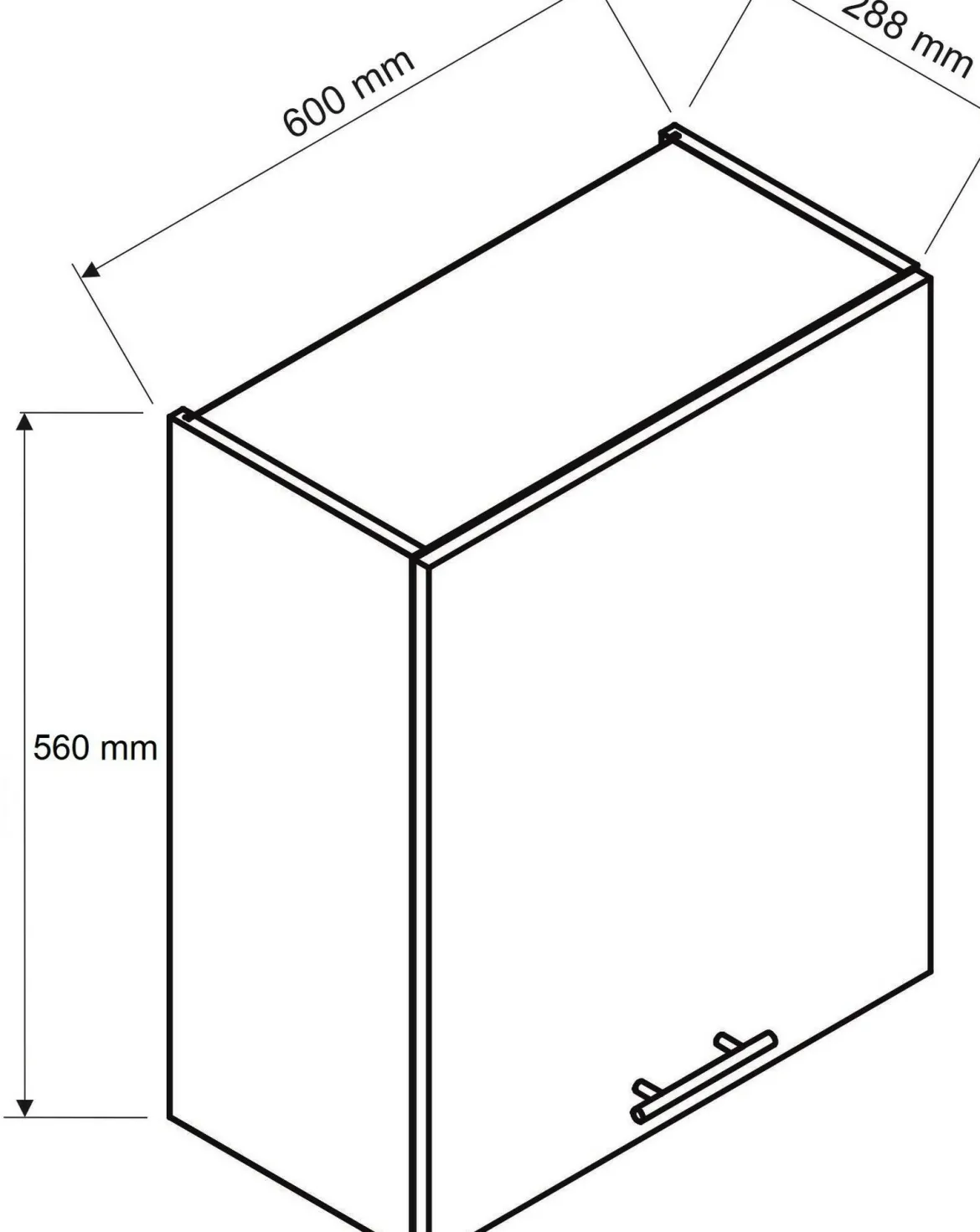 Cucina Marrone Rovere Modulabile un Cassetto, un Ripiano - Urzulei