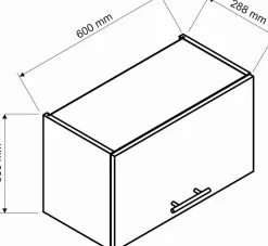 Cucina Marrone Rovere Nodi Modulabile un Cassetto, un Ripiano - Teano