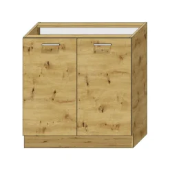 Cucina Marrone Rovere Nodi un Ripiano Modulabile, un Cassetto - Camerino