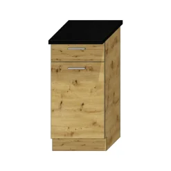 Cucina Marrone Rovere Nodi un Ripiano Modulabile, un Cassetto - Camerino