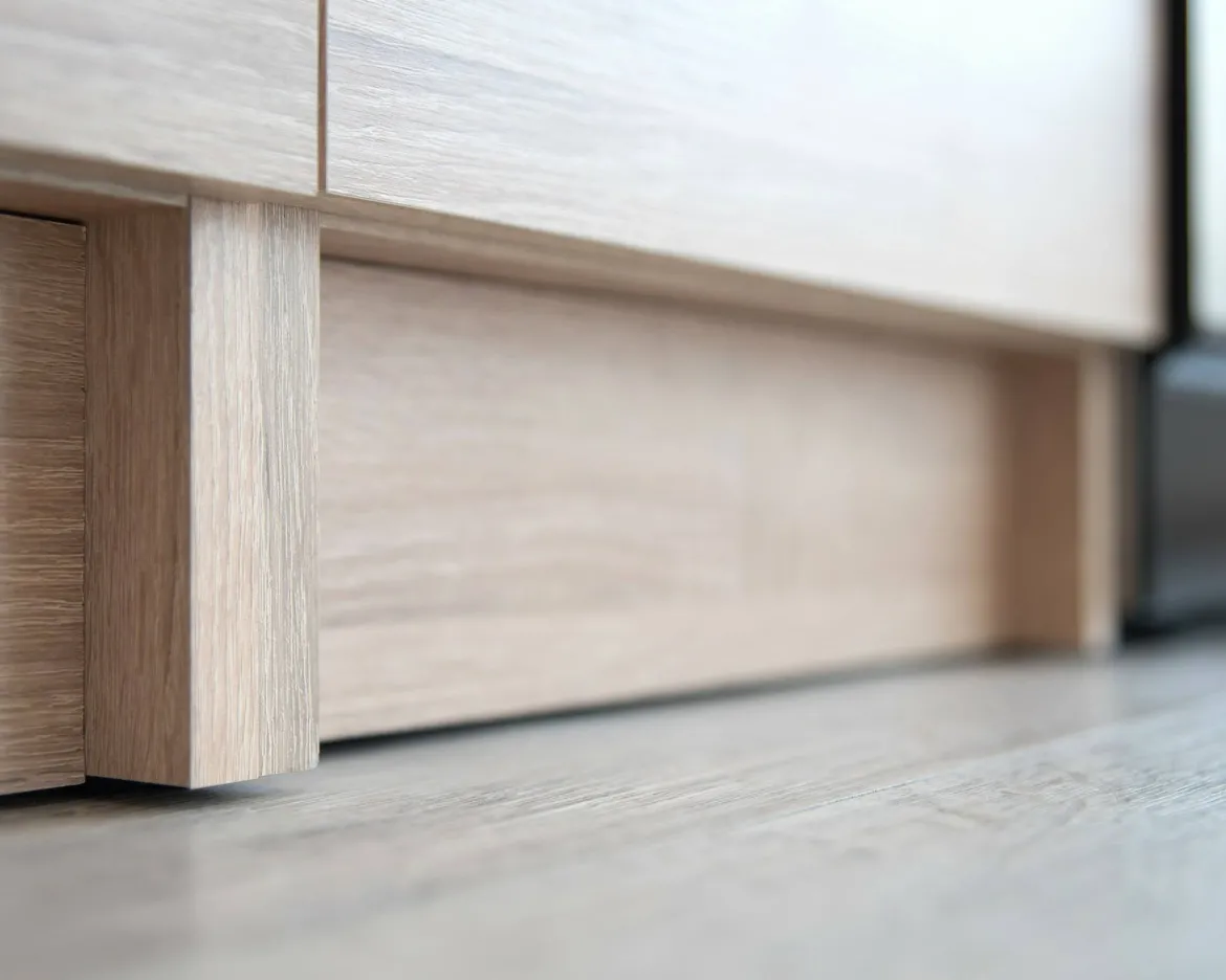 Cucina Marrone Rovere un Ripiano Modulabile, un Cassetto - Camerino