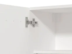 Dispensa da Cucina Bianco Nero un Ripiano 2 Ante 60x30x54h cm, Apertura Battente - Falmenta