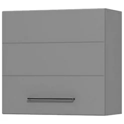 Dispensa da Cucina Grigio un Cassetto un Ripiano 60x30x57h cm, 2 Vani - Moiola