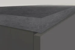Dispensa multiuso 2 ante 30x165h cm antracite e ardesia - Atrax