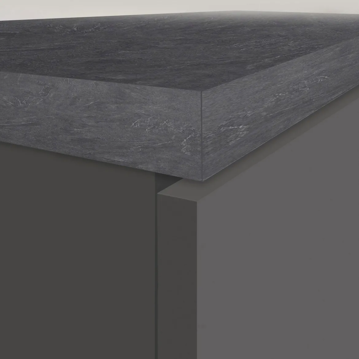 Dispensa multiuso 2 ante 30x165h cm antracite e ardesia - Atrax