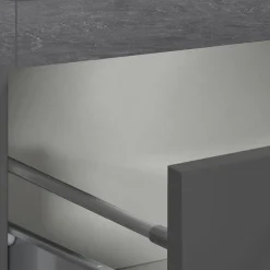 Dispensa multiuso 2 ante 30x165h cm antracite e ardesia - Atrax
