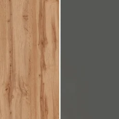 Dispensa multiuso 2 ante 30x165h cm antracite e rovere - Atrax