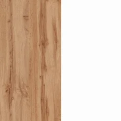 Dispensa multiuso 2 ante 30x165h cm bianco lucido e rovere - Atrax