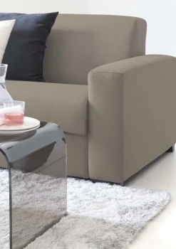 Divano ad angolo tortora 280x95x90h cm - Atos