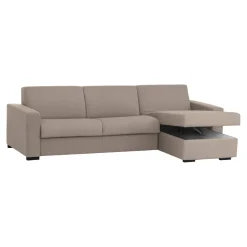 Divano ad angolo tortora 280x95x90h cm - Atos