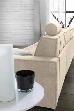 Divano angolare beige 280x95x90h cm - Ametrino