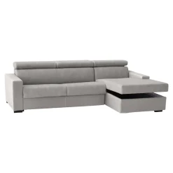 Divano angolare grigio 280x95x85h cm - Ameno