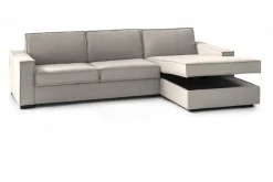 Divano angolare tortora 280x95x90h cm - Ametrino