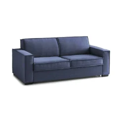 Divano con braccioli blu 200x95x90h cm - Larimar