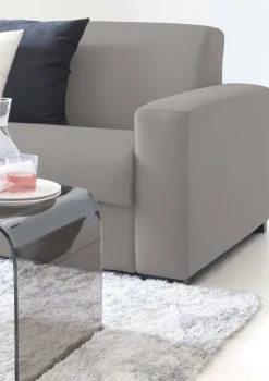 Divano con braccioli grigio 180x95x90h cm - Cianite