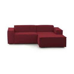 Divano con braccioli rosso 240x170x70h cm - Ameli