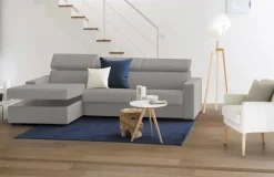 Divano contenitore grigio 260x95x85h cm - Aryaly