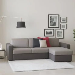 Divano contenitore grigio 260x95x90h cm - Azechiele