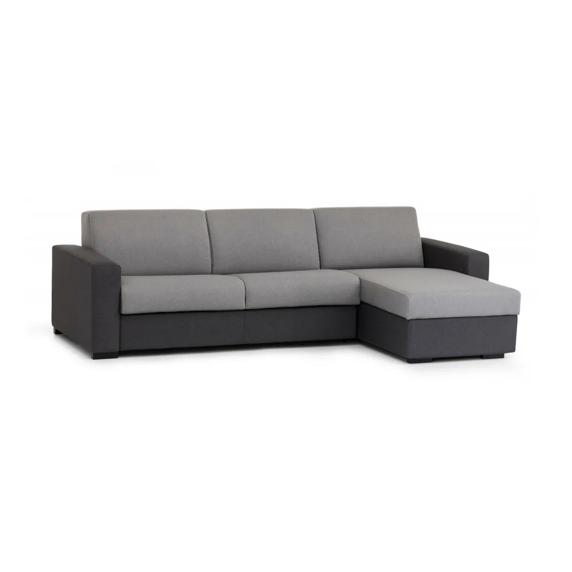 Divano contenitore grigio 260x95x90h cm - Azechiele