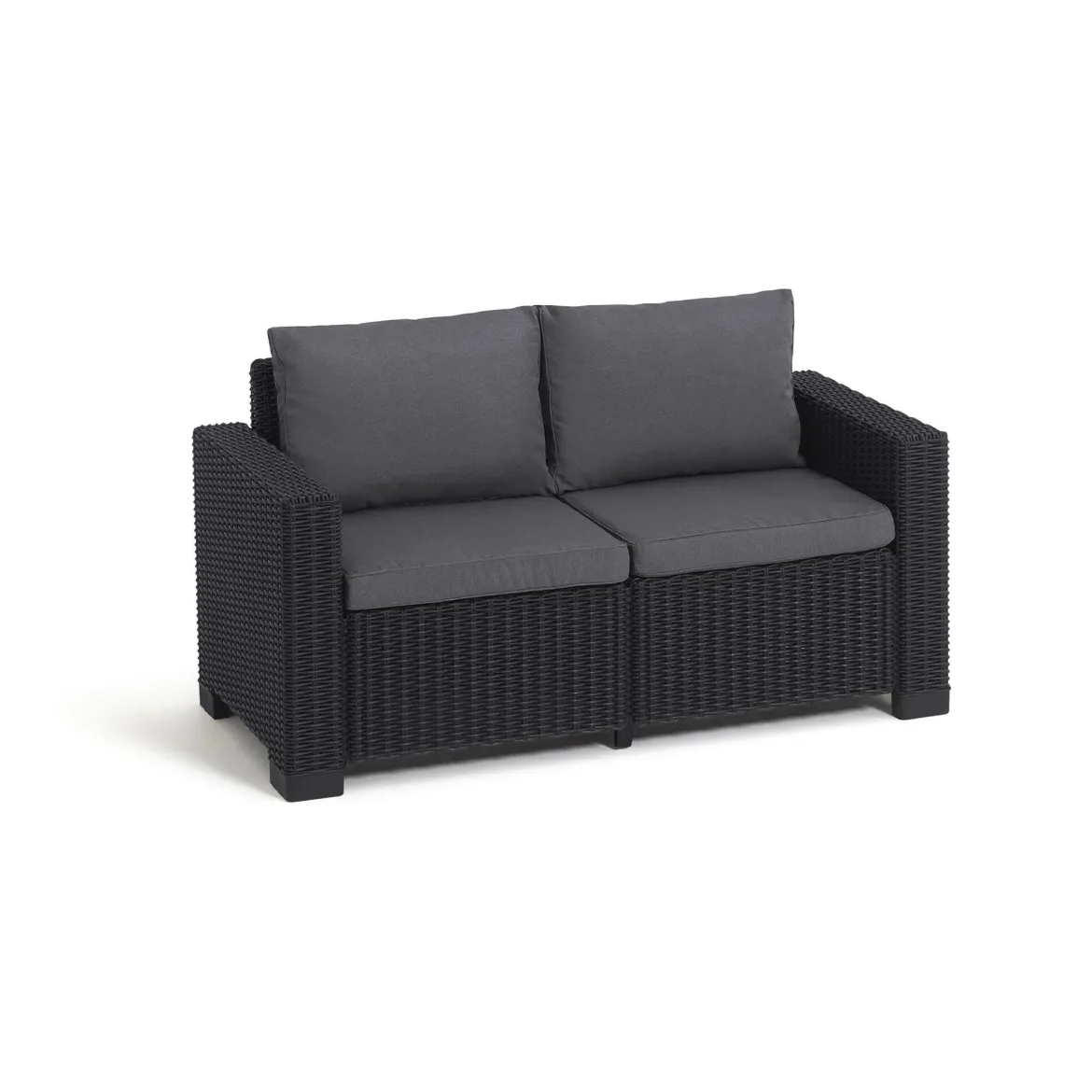 Divano da esterno Roberval, 141x68 h72 cm, Tortora