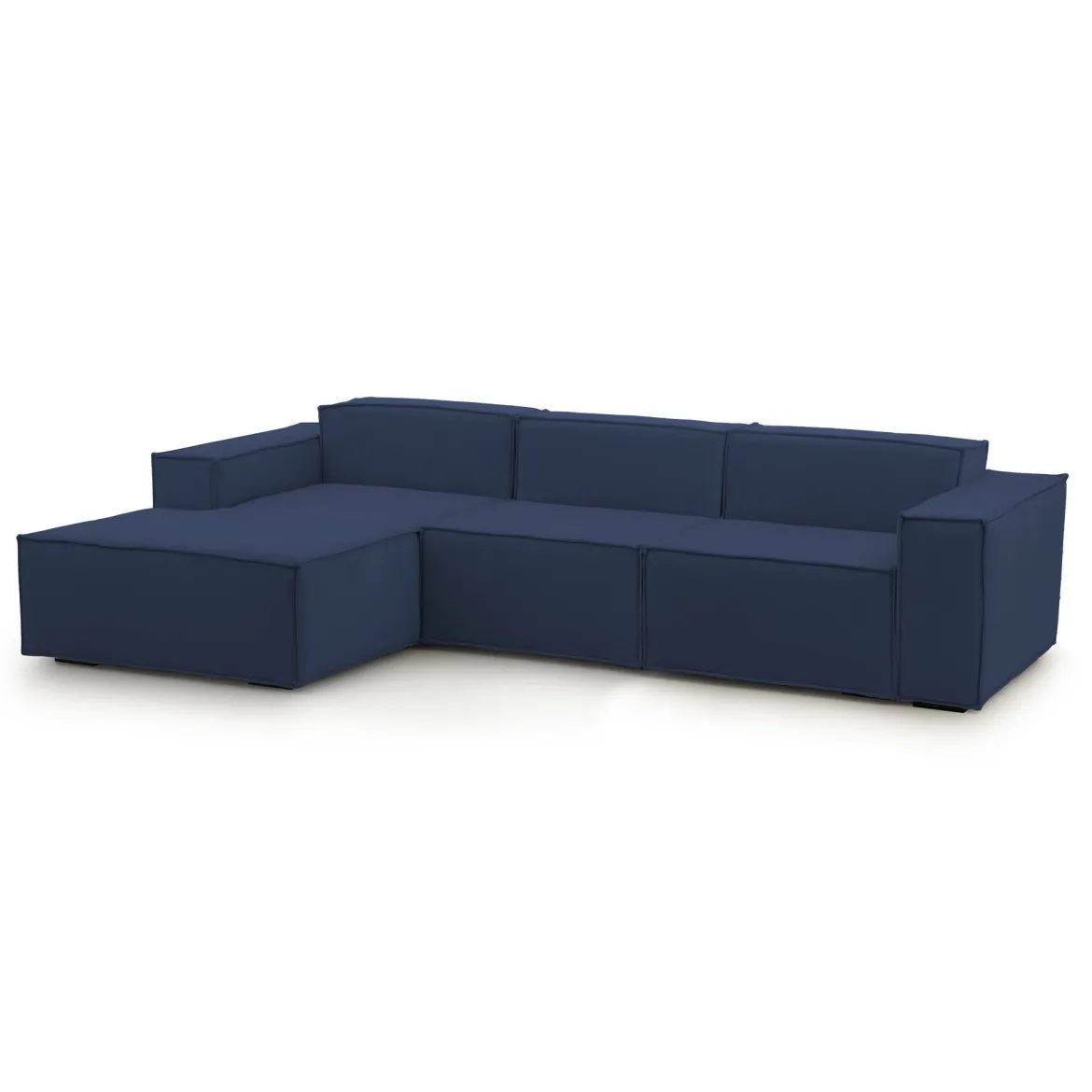 Divano design blu 300x170x70h cm - Alganibra