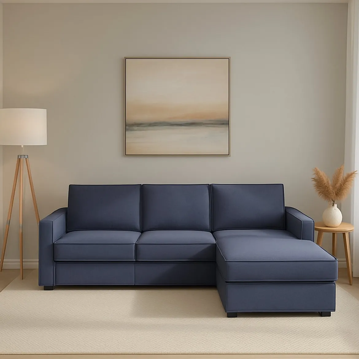 Divano design blu 280x95x90h cm - Ametrino