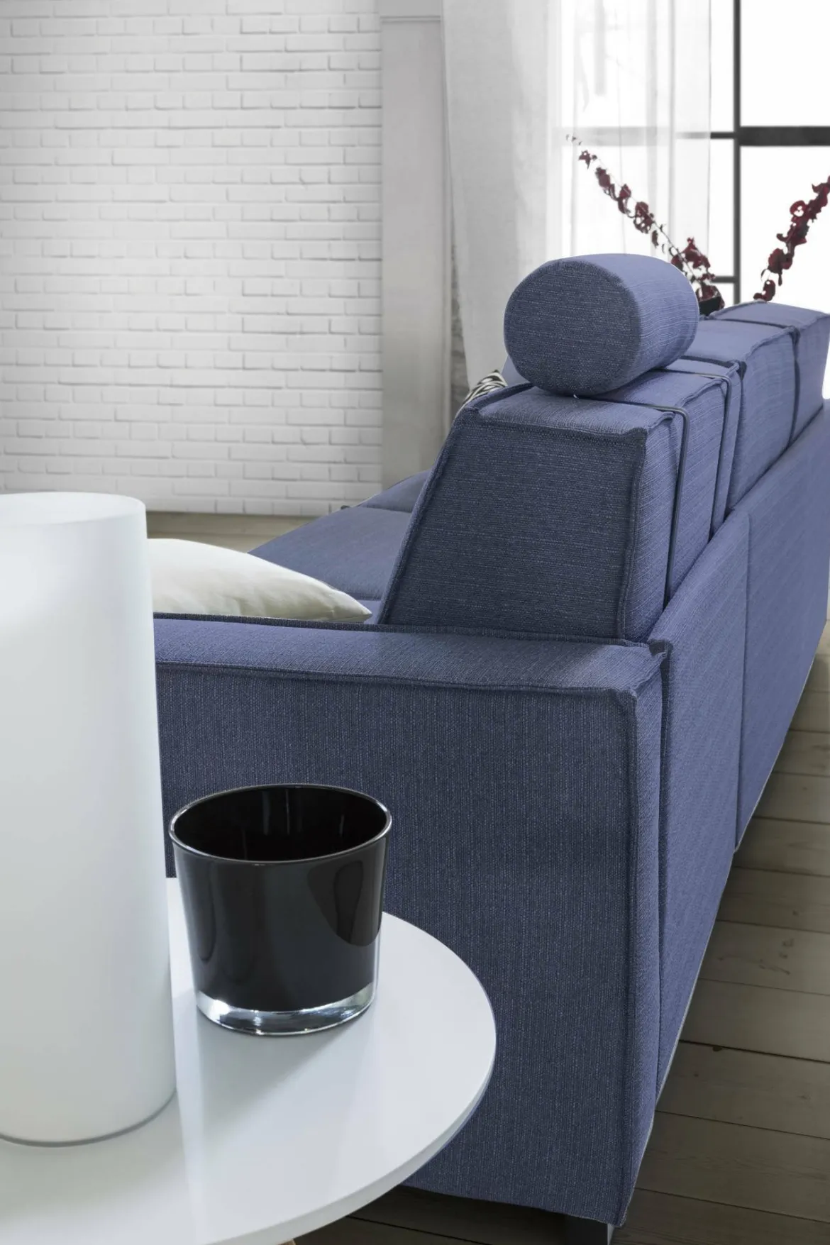 Divano design blu 280x95x90h cm - Ametrino