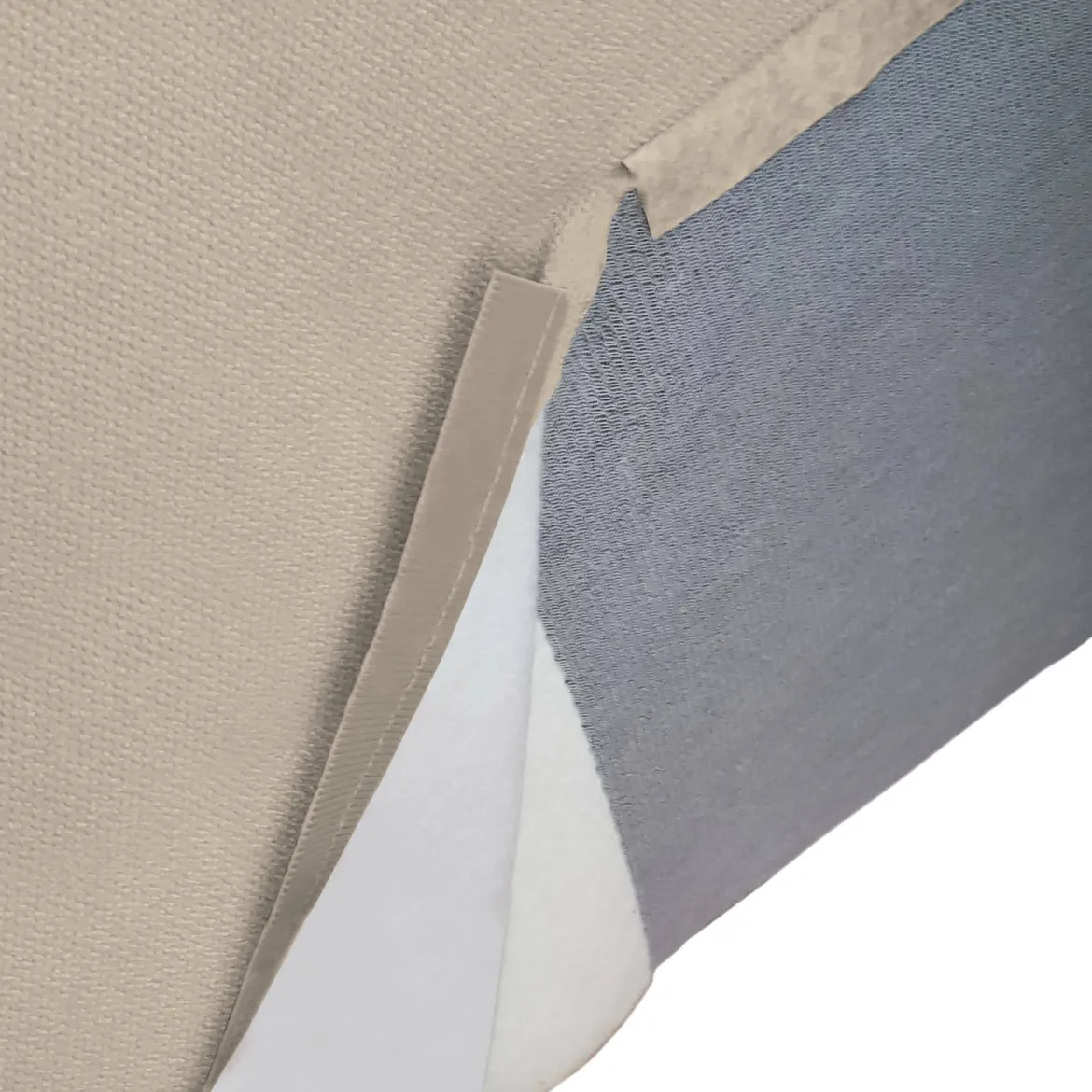 Divano design tortora 240x170x70h cm - Assurte