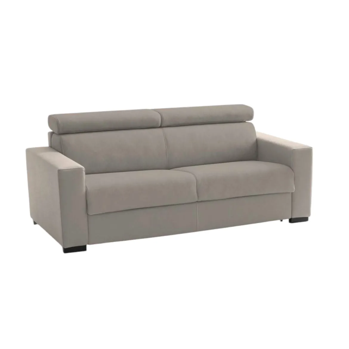 Divano elegante tortora 180x95x90h cm - Arki