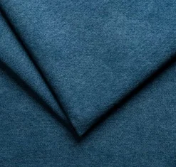 Divano Fisso con Penisola blu Sfoderabile Reversibile 280x160 cm, Idrorepellente Multiposizione Made in Italy - Vigonovo