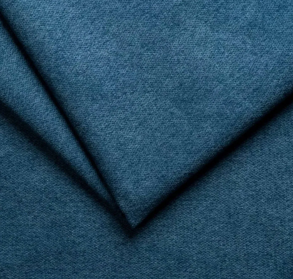 Divano Fisso 3 Posti blu Sfoderabile Lavabile 225x95 cm, Braccioli Made in Italy - Cantu