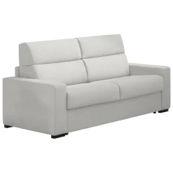 Divano Fisso 2 Posti Grigio Chiaro Sfoderabile Idrorepellente 180x95x100h cm, Lavabile Made in Italy - Vialfre