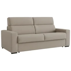 Divano Fisso 3 Posti Grigio Tortora Sfoderabile Lavabile 220x95 cm, Braccioli Made in Italy - Ozegna