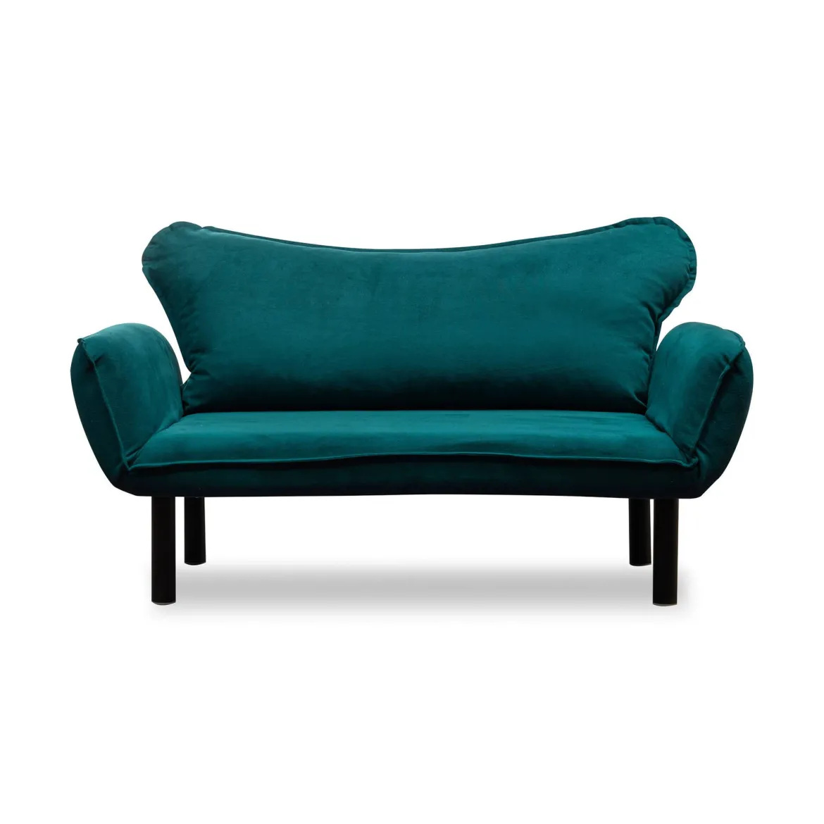 Divano letto alla francese azzurro 140x65cm - Hone