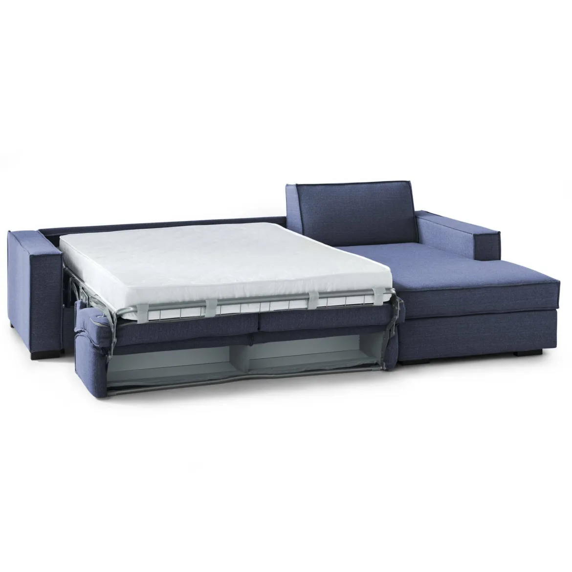 Divano letto angolare blu 260x95cm - Afar