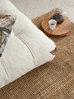 Divano letto comodo crema 120x75cm - Surigae