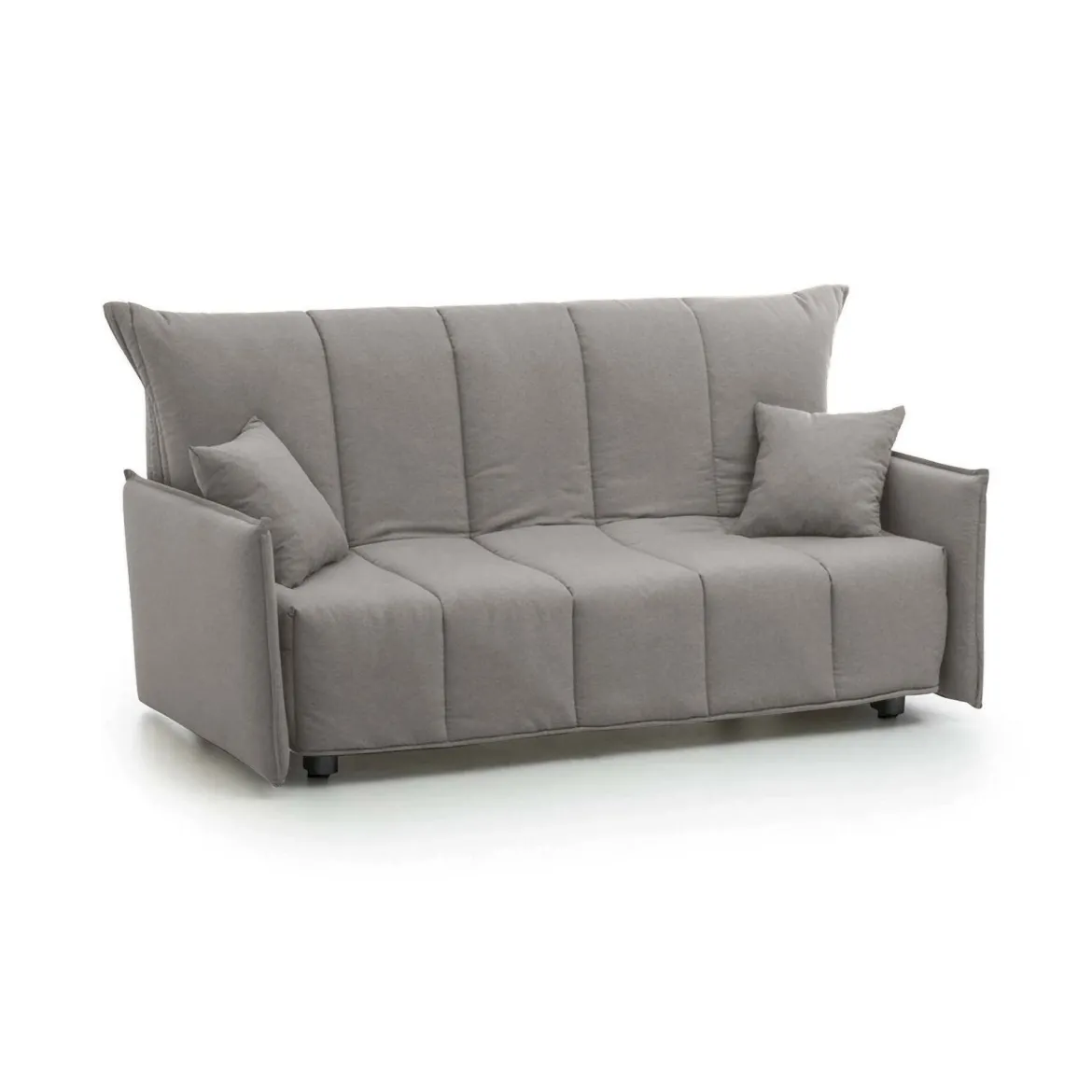 Divano letto comodo grigio 125x90cm - Ariska