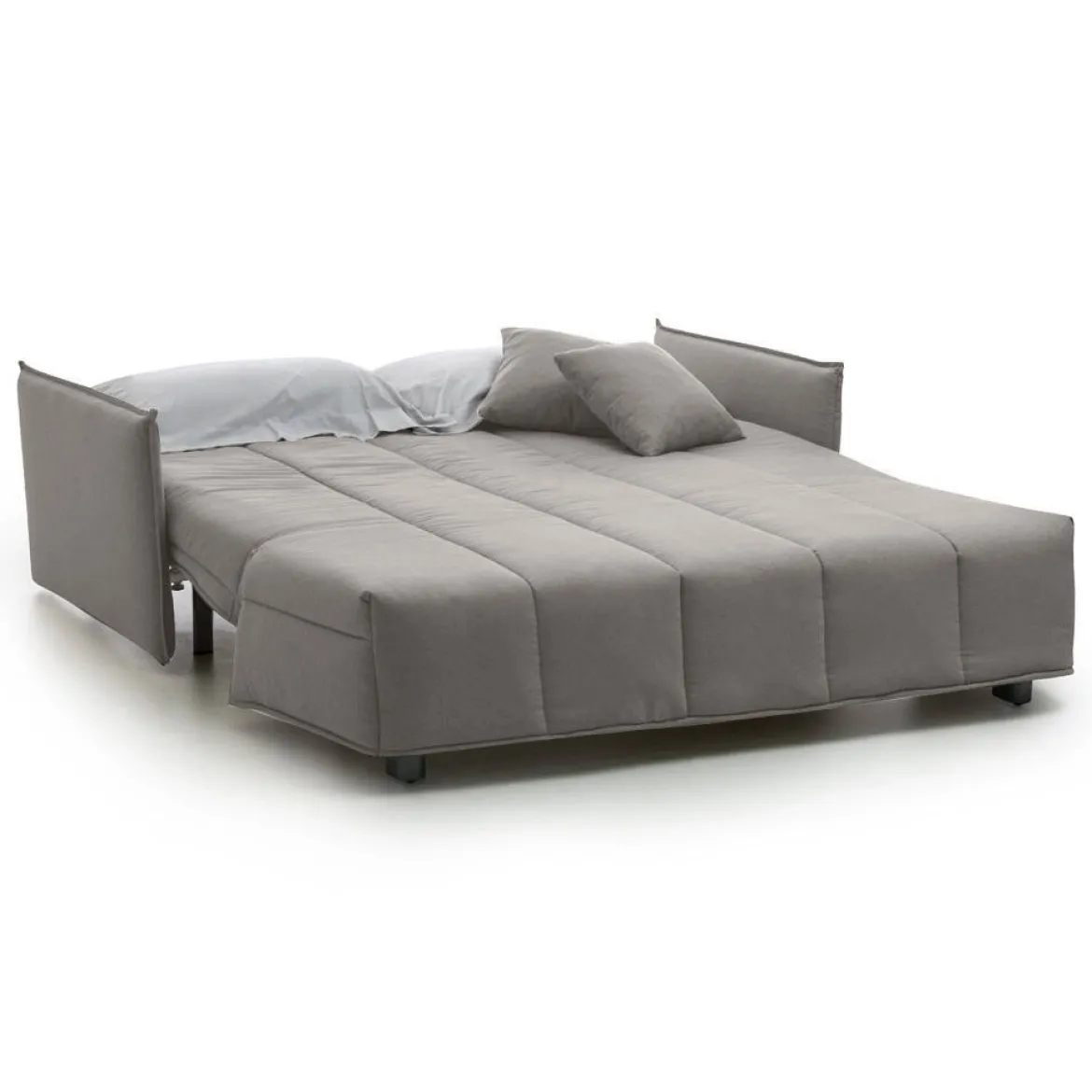 Divano letto comodo grigio 125x90cm - Ariska