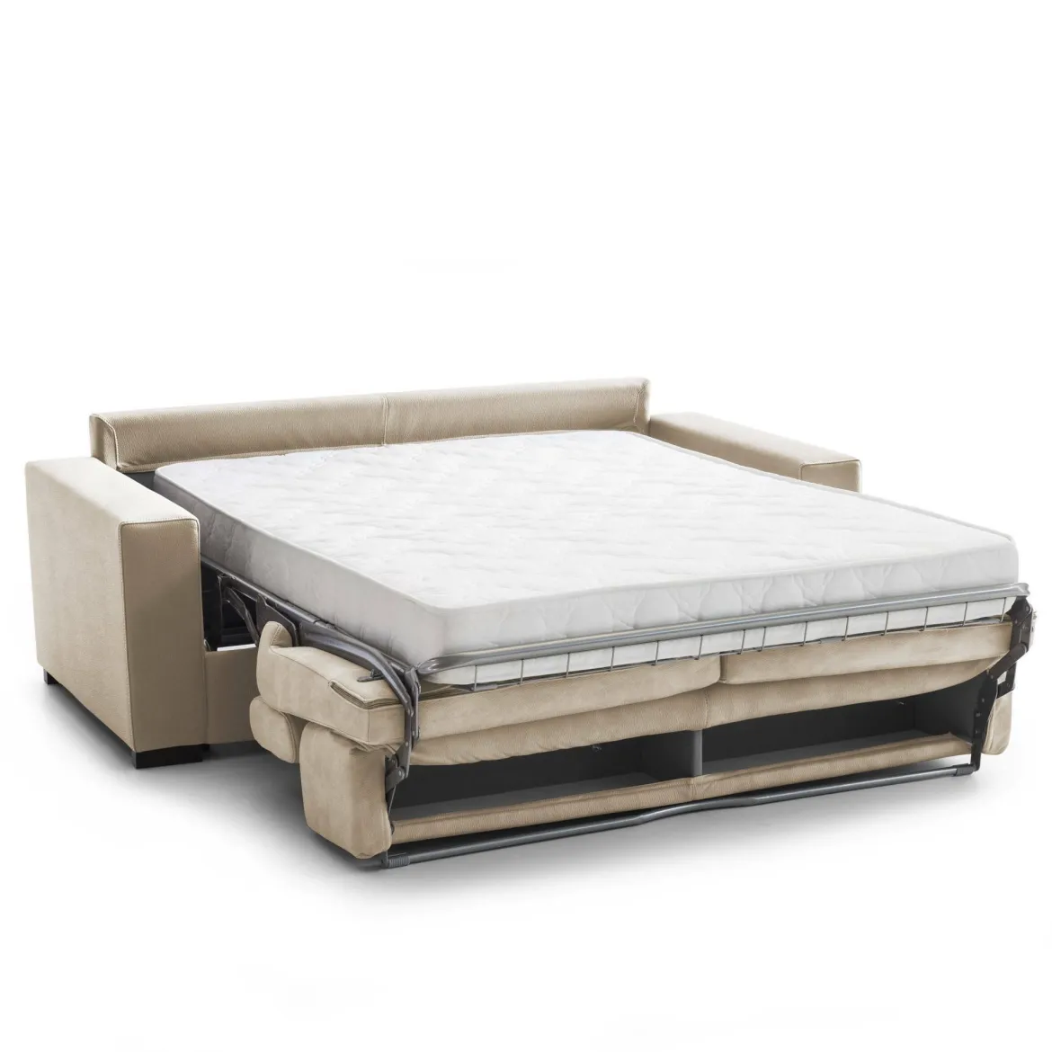 Divano letto compatto beige 200x95cm - Algo
