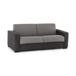Divano letto compatto grigio e antracite 200x95cm - Zinnia