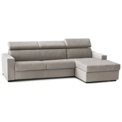 Divano letto compatto tortora 280x95cm - Allevatore