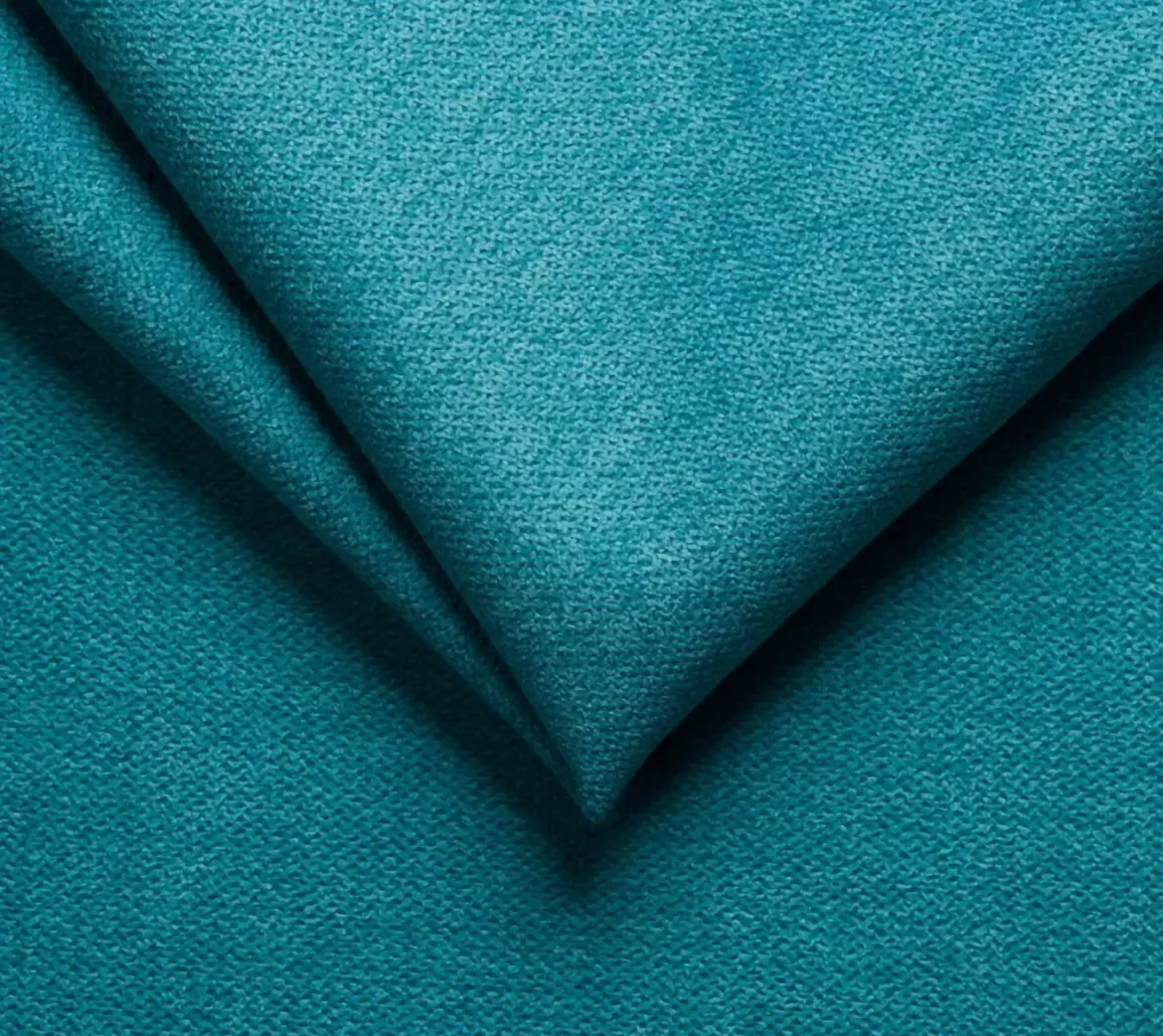 Divano Letto con Penisola Azzurro Sfoderabile Contenitore 285x160 cm, Idrorepellente Multiposizione Trasformabile in Letto Made in Italy - Tolle