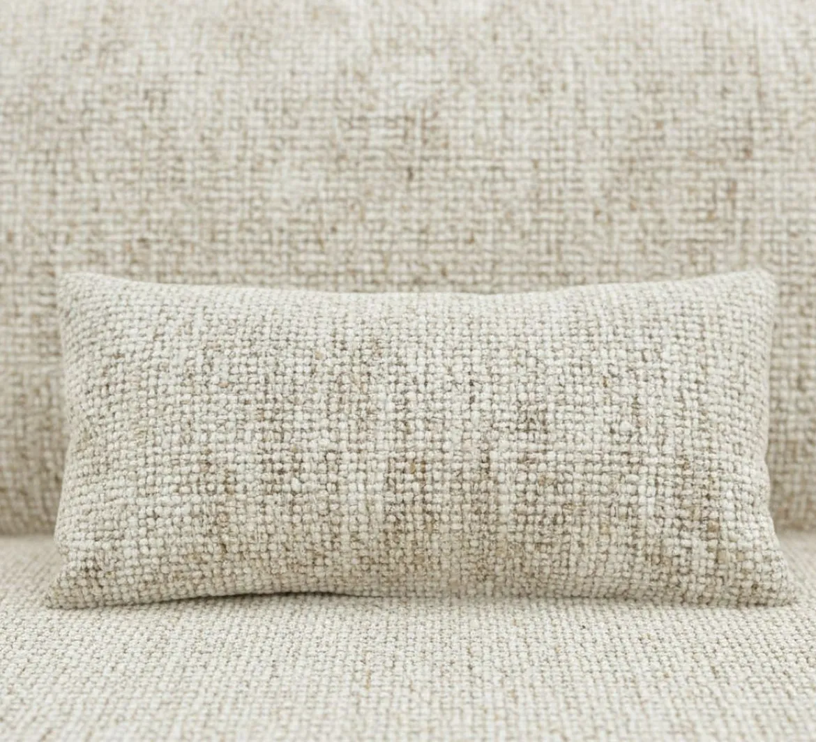 Divano Letto con Penisola Beige Chiaro Contenitore Reclinabile 229x148 cm, Cuscini Sfoderabili - Rezzo
