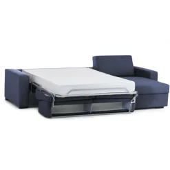 Divano letto contenitore blu 260x95cm - Allegria