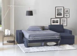 Divano letto contenitore blu 260x95cm - Allegria