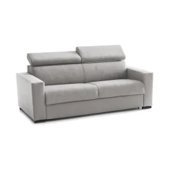Divano letto contenitore grigio 200x95cm - Adalberto